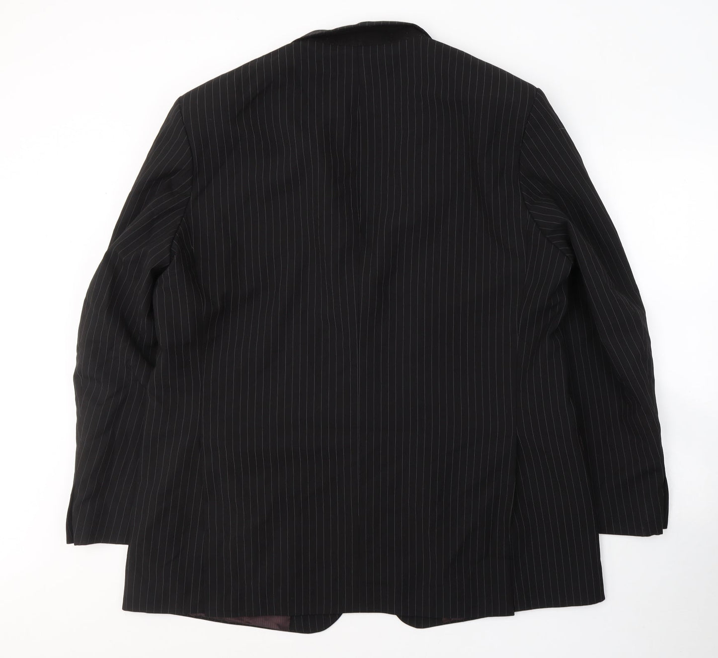 Mens UK Size 46 Preworn Regular Black Suit Jacket