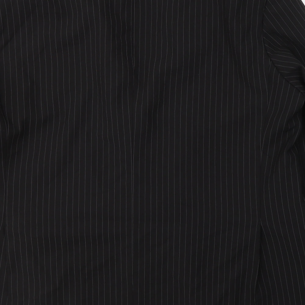 Mens UK Size 46 Preworn Regular Black Suit Jacket