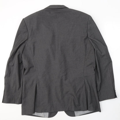 Mens UK Size 46 JACK REID Regular Grey Suit Jacket