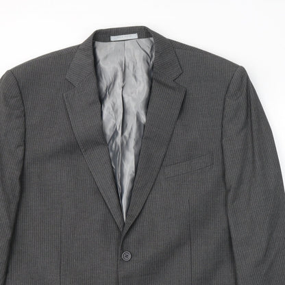 Mens UK Size 46 JACK REID Regular Grey Suit Jacket