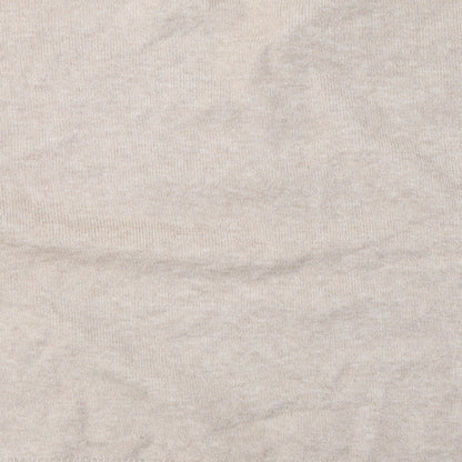 H&M Womens Beige  Polyester Jersey T-Shirt Size S V-Neck
