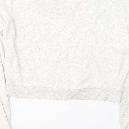 H&M Womens Grey  Cotton Pullover Sweatshirt Size S  Pullover