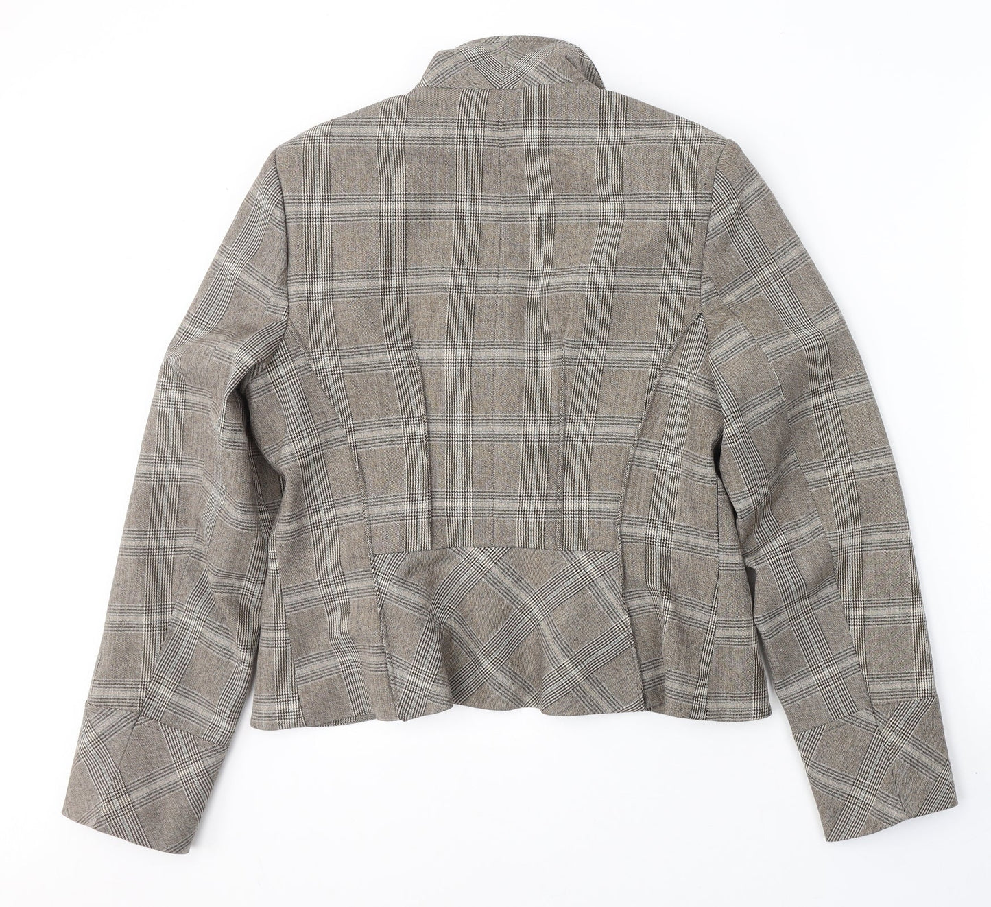 Dorothy Perkins Womens Beige  Polyester Jacket Suit Jacket Size 14