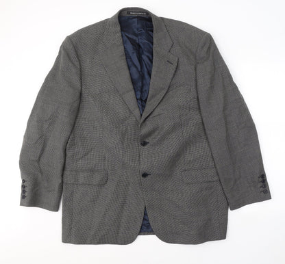 Mens UK Size 44 Marks and Spencer Regular Black Suit Jacket