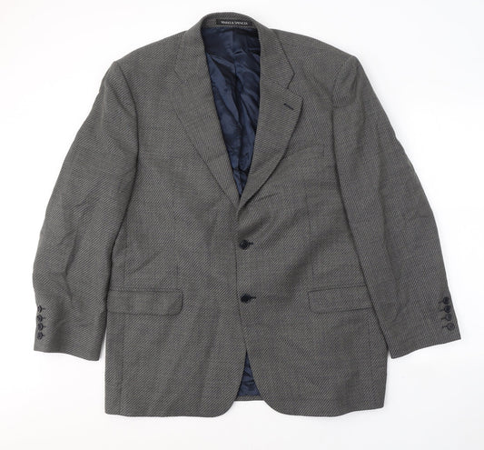 Mens UK Size 44 Marks and Spencer Regular Black Suit Jacket