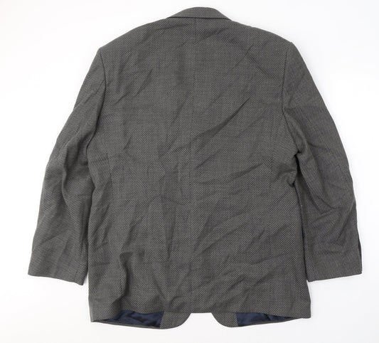 Mens UK Size 44 Marks and Spencer Regular Black Suit Jacket