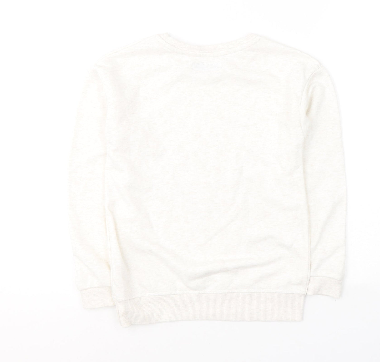 Primark Girls Ivory  Cotton Pullover Sweatshirt Size 8-9 Years  Pullover - Sav the planet