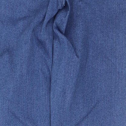 Only Womens Blue  Cotton Skinny Jeans Size XL L30 in Regular Button