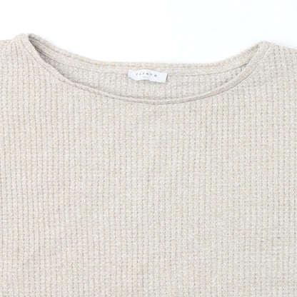 Papaya Womens Beige  Polyester Jersey T-Shirt Size XL Round Neck