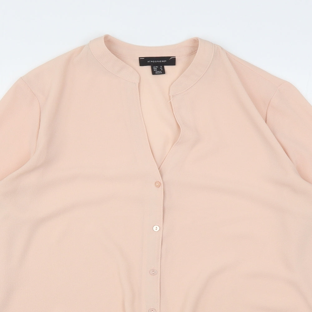Womens UK Size 16 Atmosphere Pink Basic Blouse