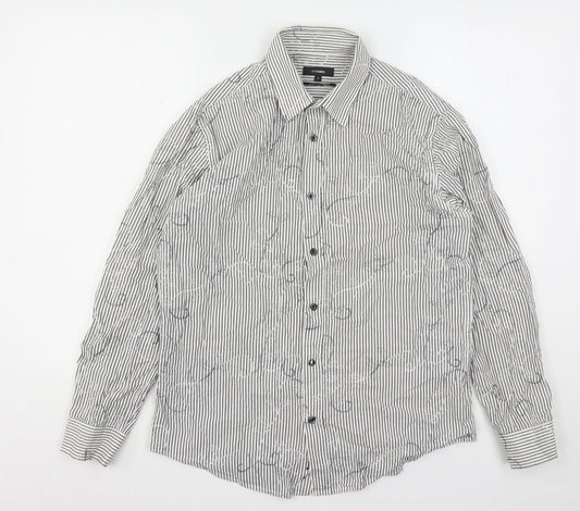 Mens UK Size M Peter Werth Multicoloured  Button-Up Long Sleeve Casual Shirt