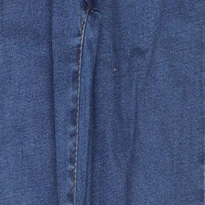 Denim & Co. Womens Blue  Cotton Jegging Jeans Size 12 L29 in Slim Buckle