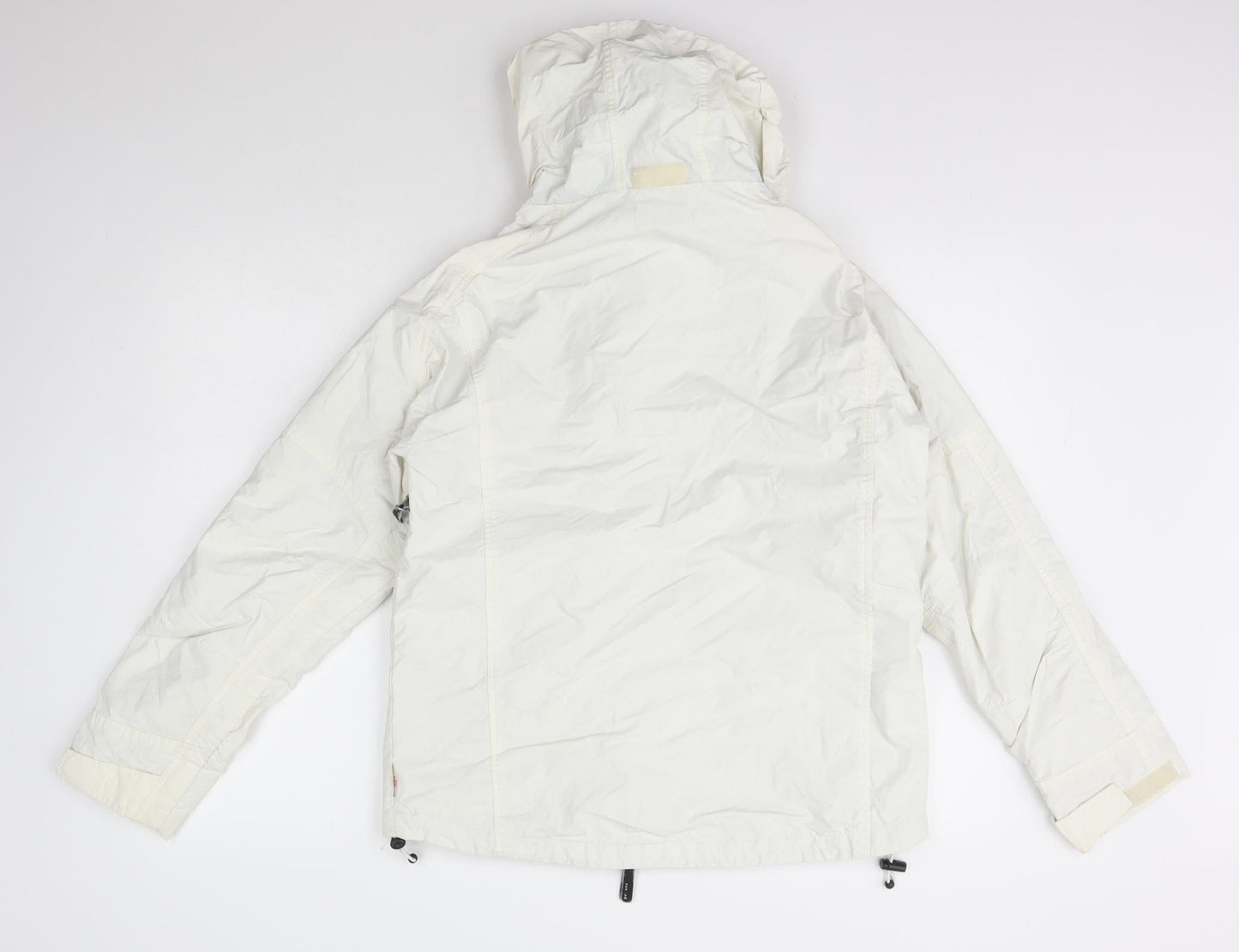 Per Una Womens White   Rain Coat Coat Size S  Zip