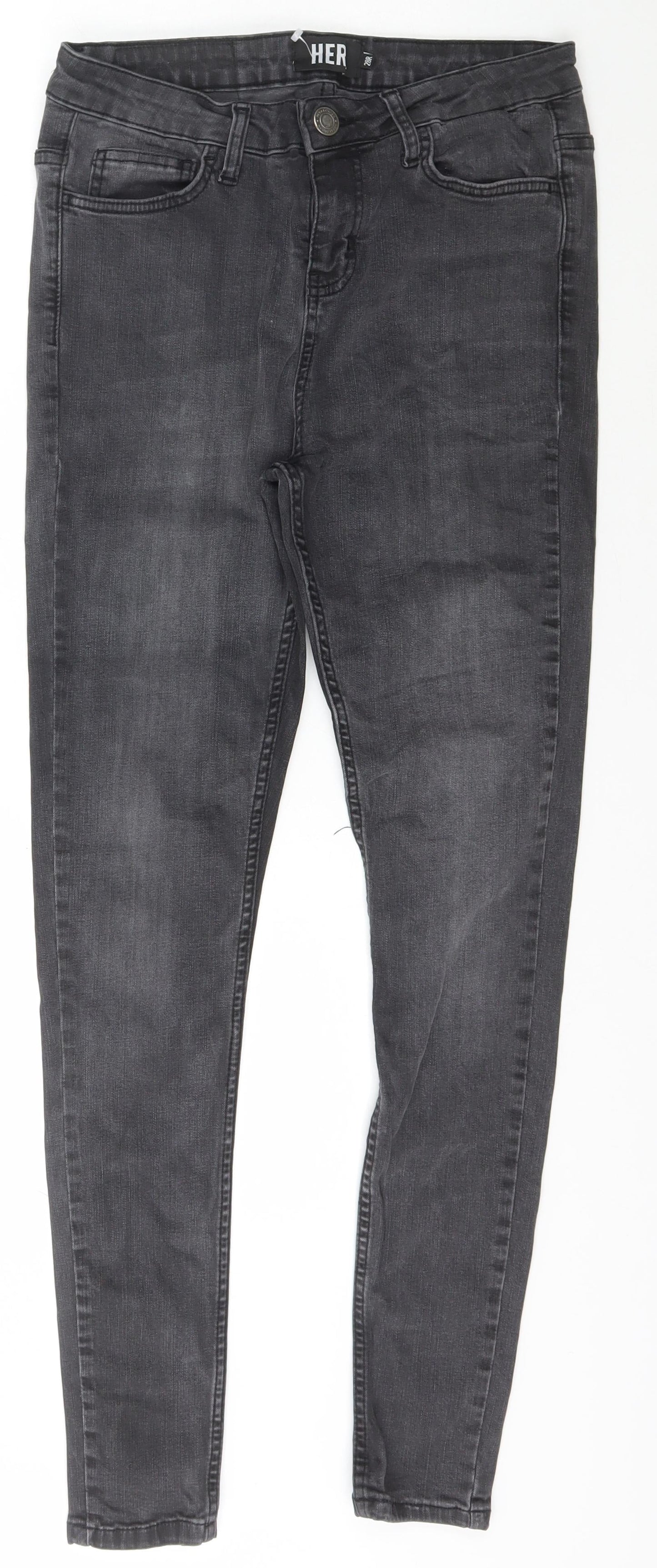 Womens UK Size 28 Hera London Slim Fit Skinny Black Jeans