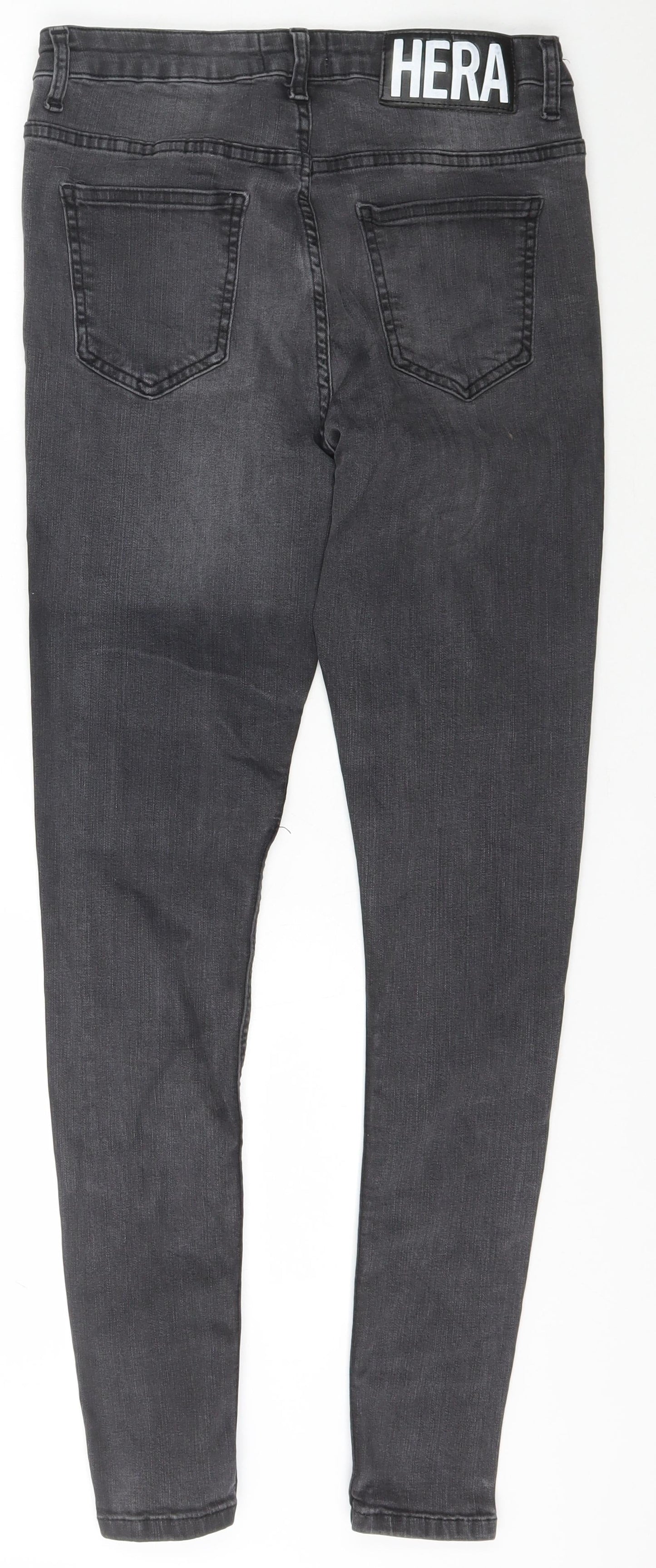 Womens UK Size 28 Hera London Slim Fit Skinny Black Jeans