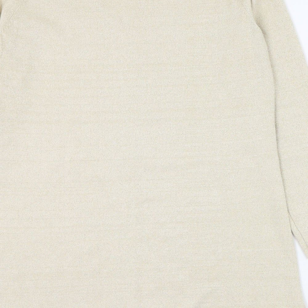 Womens UK Size 14 Michele Hope Gold  Jumper