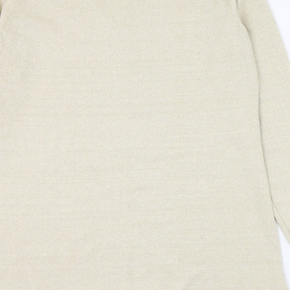Womens UK Size 14 Michele Hope Gold  Jumper