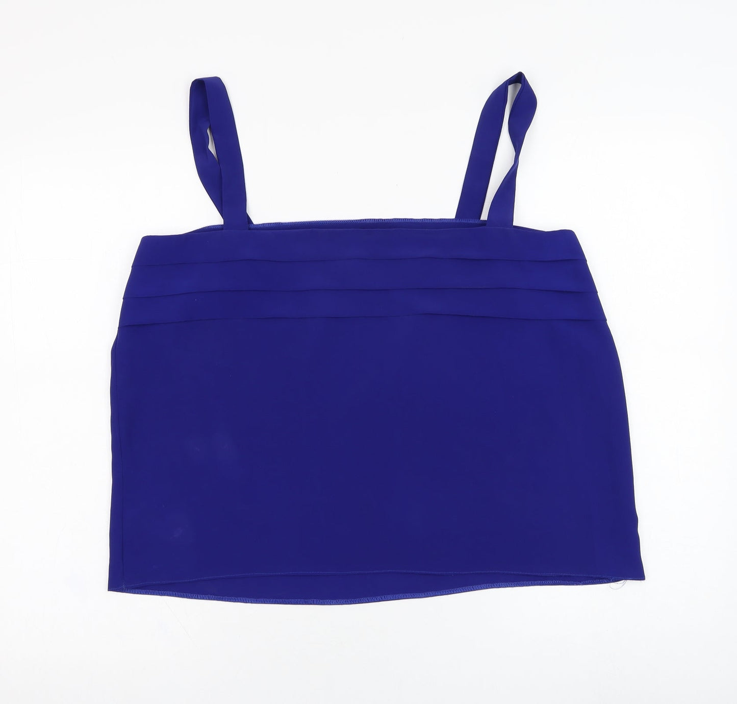 Womens UK Size 20 Vogue Blue Basic Tank
