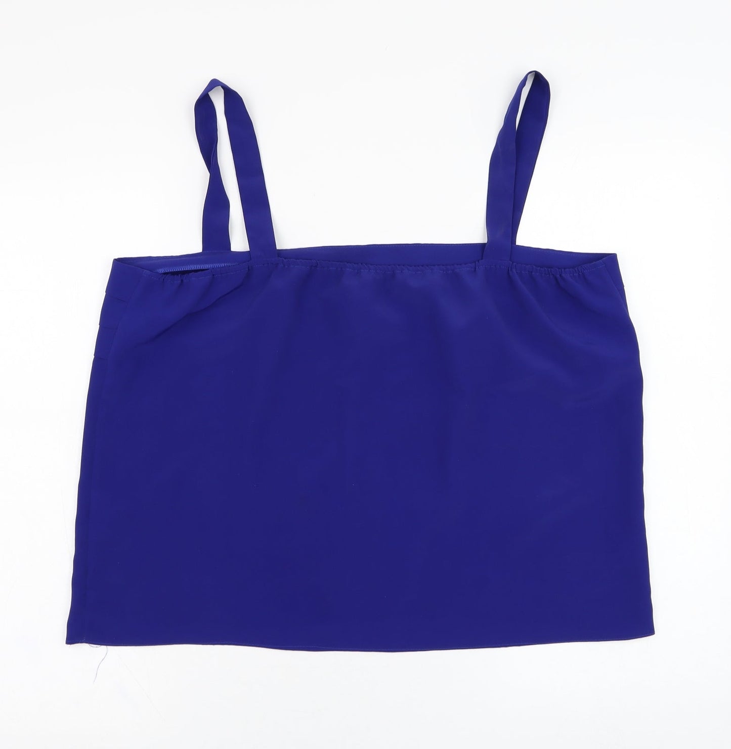 Womens UK Size 20 Vogue Blue Basic Tank
