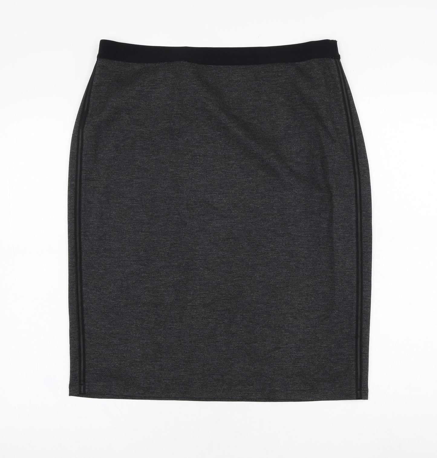 Gerry Weber Womens Grey  Viscose Skater Skirt Size 34 in  Regular