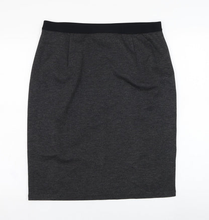 Gerry Weber Womens Grey  Viscose Skater Skirt Size 34 in  Regular