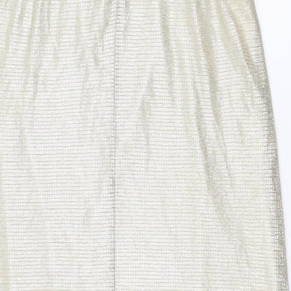 Womens UK Size 10 Atmosphere Gold Basic Tank
