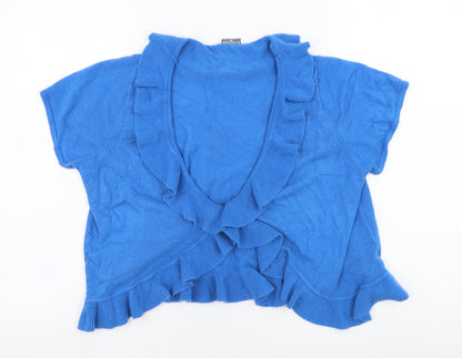 Womens UK Size 12 Editions Blue Cardigan Jumper