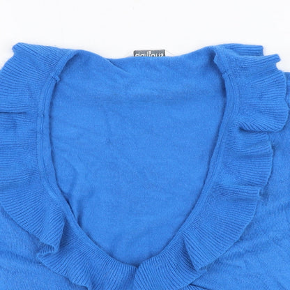 Womens UK Size 12 Editions Blue Cardigan Jumper