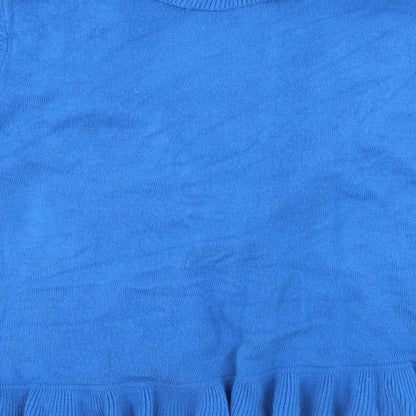 Womens UK Size 12 Editions Blue Cardigan Jumper