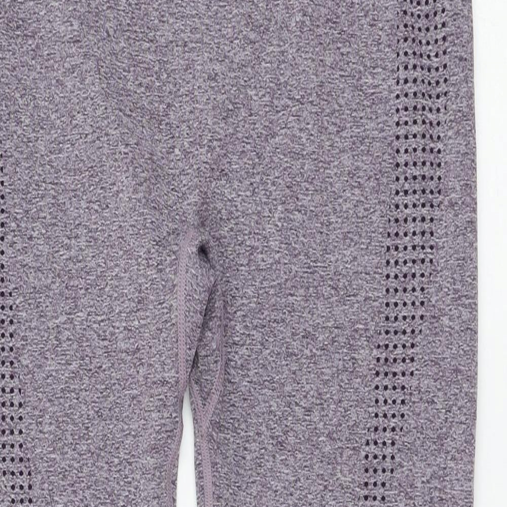 Womens UK Size XL Dunnes Stores Regular Fit Compression Purple Leggings