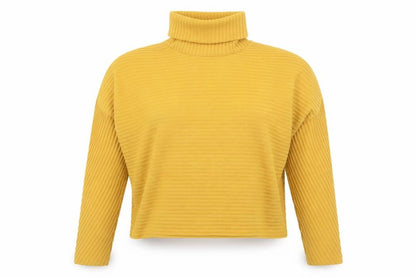 Womens UK Size S New Look Yellow Basic T-Shirt