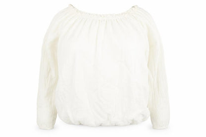 Womens UK Size 14 Preworn White Basic Blouse