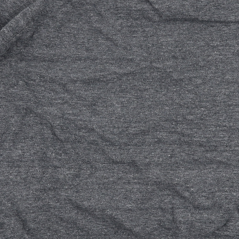 Threadbare Mens Grey Round Neck  Cotton Pullover Jumper Size XL