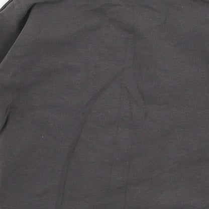 NEXT Girls Grey  Cotton Jersey T-Shirt Size 0-3 Months Round Neck Snap - Forever awesome