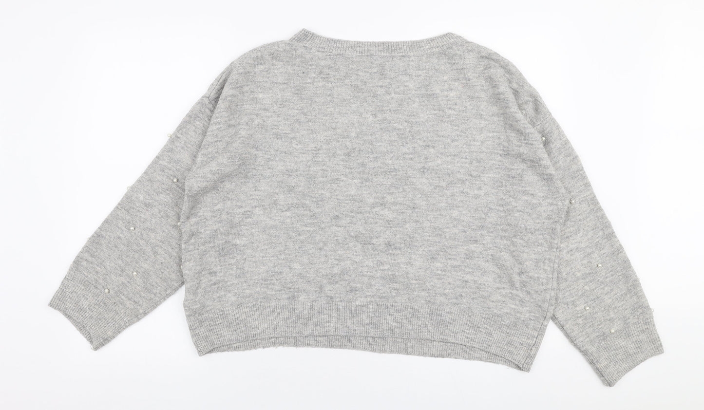 Womens UK Size M H&M Grey Pullover Jumper