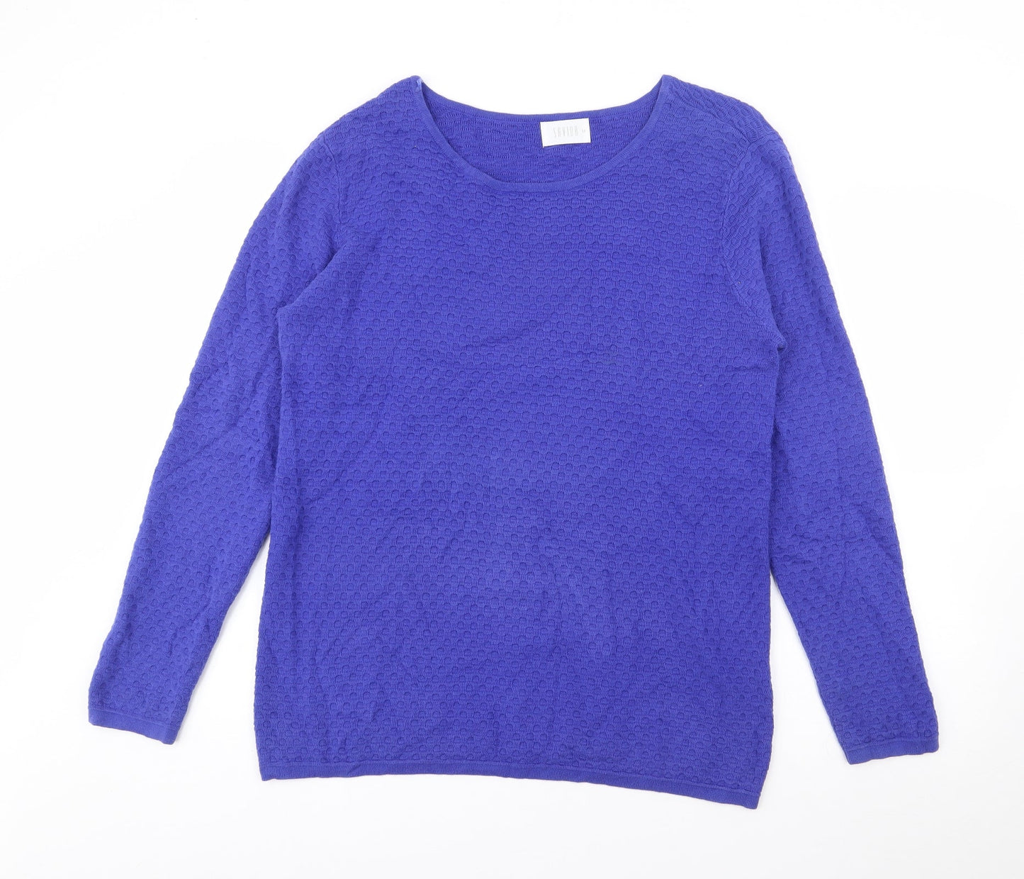 Womens UK Size M Savida Blue Pullover Jumper