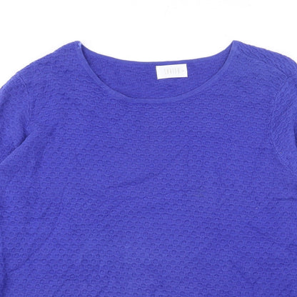 Womens UK Size M Savida Blue Pullover Jumper
