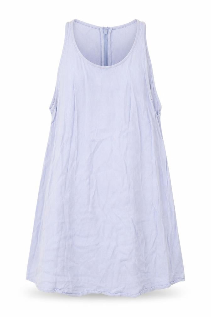 Womens UK Size 8 Topshop Blue Basic Tank