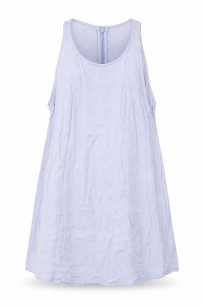 Womens UK Size 8 Topshop Blue Basic Tank