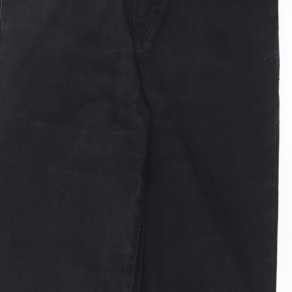 Dorothy Perkins Womens Black  Cotton Skinny Jeans Size 12 L29 in Regular
