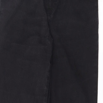 Dorothy Perkins Womens Black  Cotton Skinny Jeans Size 12 L29 in Regular