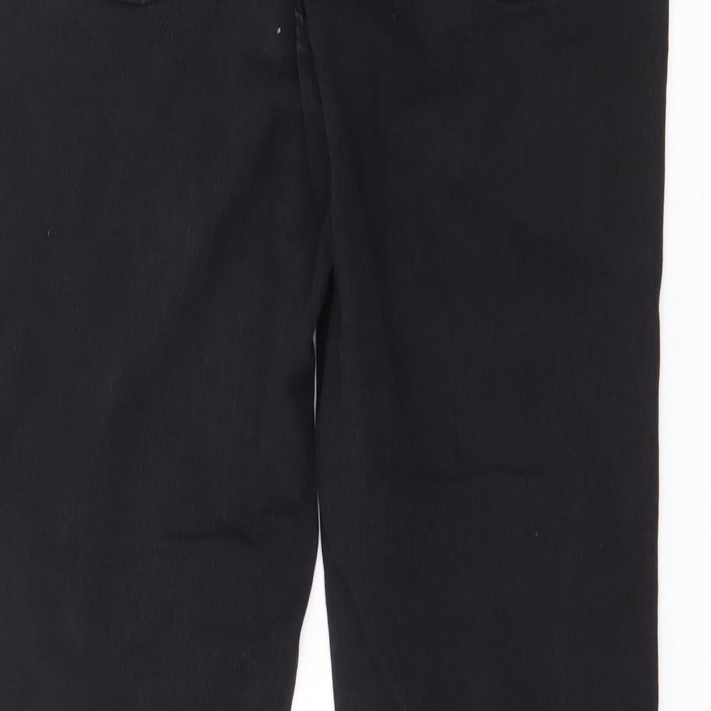 Dorothy Perkins Womens Black  Cotton Skinny Jeans Size 12 L29 in Regular