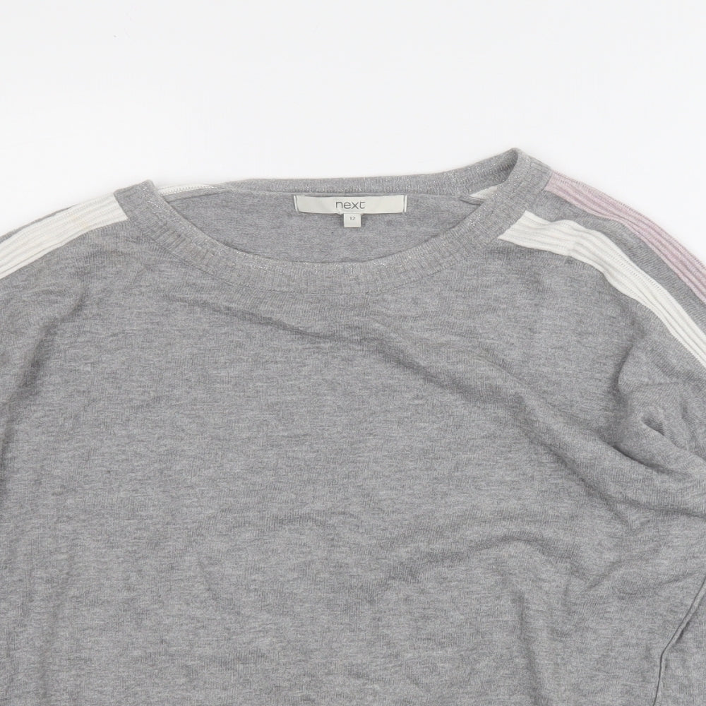 Womens UK Size 12 NEXT Grey Pullover Jumper