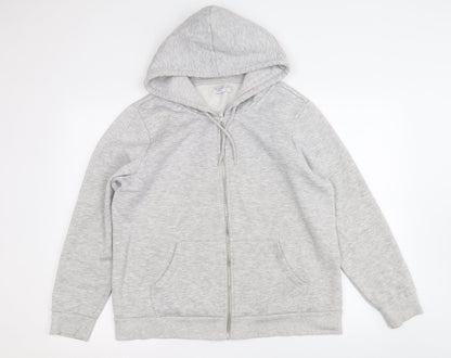 Papaya Womens Grey   Jacket  Size L  Zip