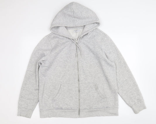 Papaya Womens Grey   Jacket  Size L  Zip