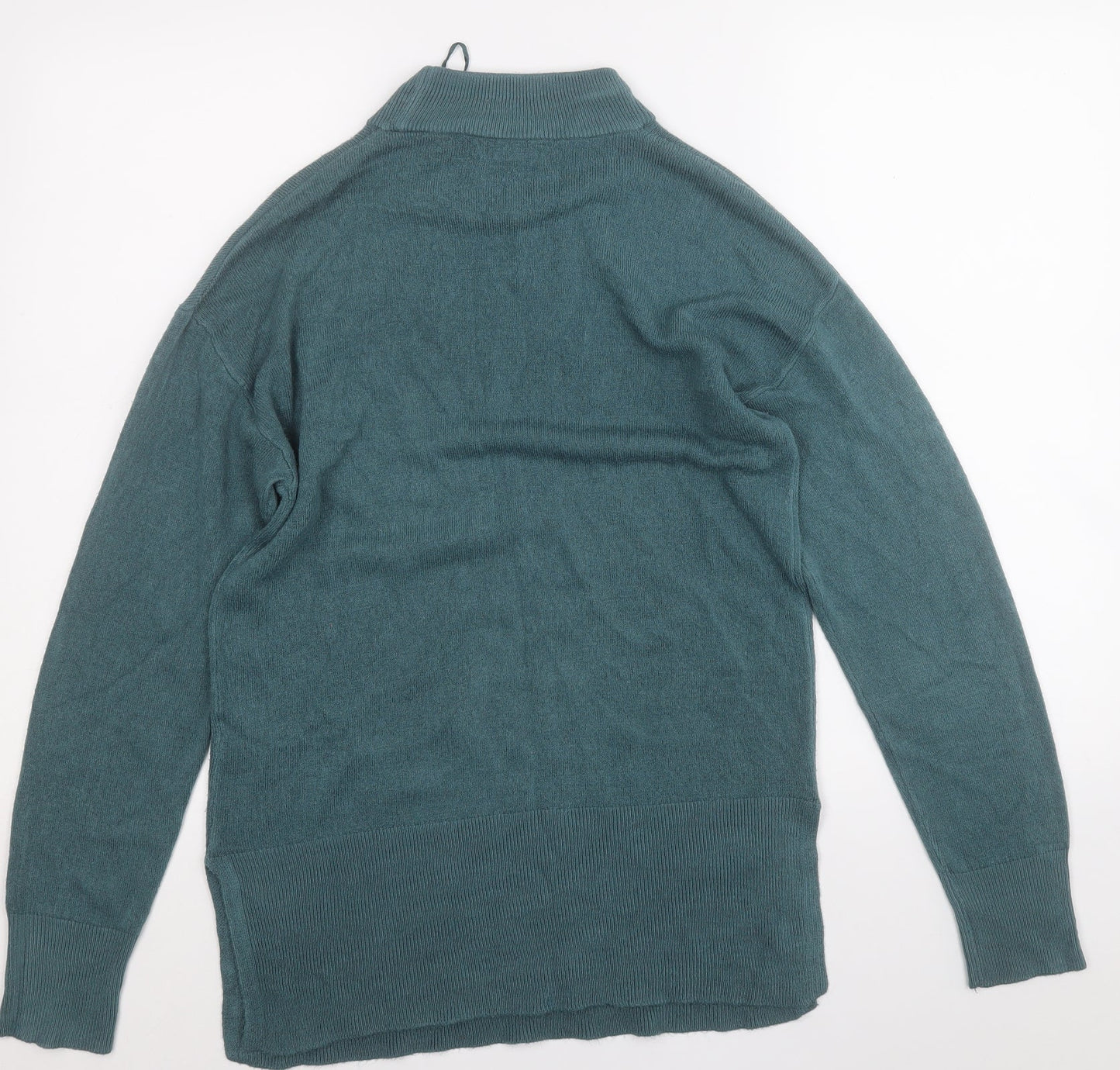 Womens UK Size 12 Papaya Blue Pullover Jumper