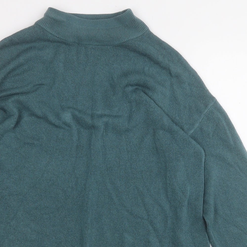 Womens UK Size 12 Papaya Blue Pullover Jumper