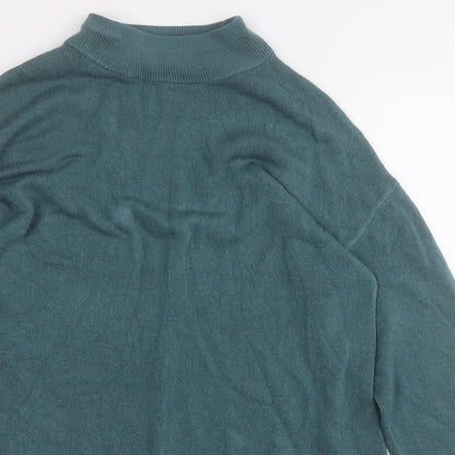 Womens UK Size 12 Papaya Blue Pullover Jumper
