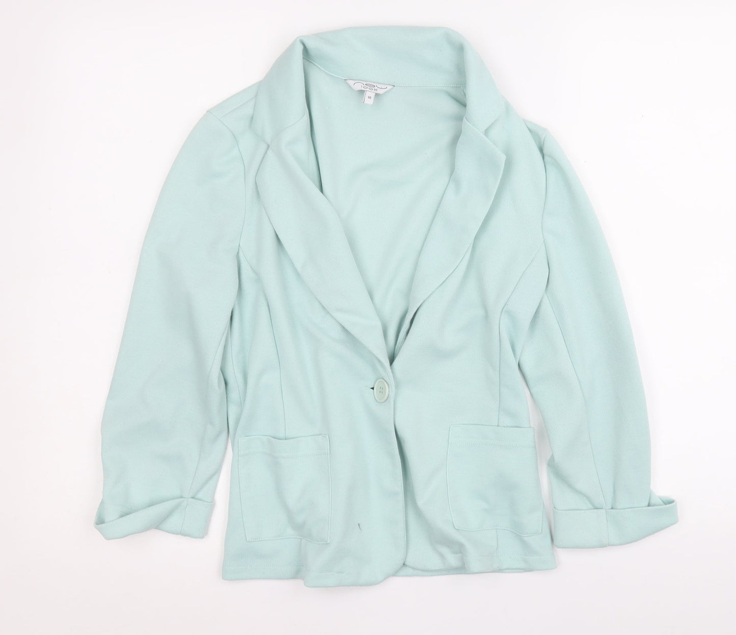 Womens UK Size 10 New Look Blue Jacket