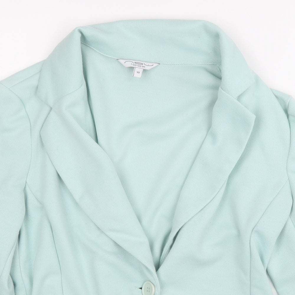 Womens UK Size 10 New Look Blue Jacket